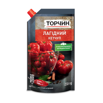 Кетчуп Лагідний д/п 250г Торчин 9/27354 фото