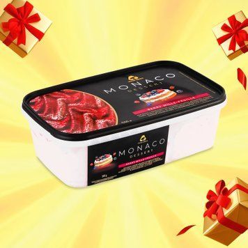 Морозиво Monaco Dessert &laquo;Ягідний мільфей&raquo; Три Ведмеді, 500 г 2/8828 фото