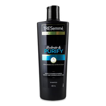 Шампунь для волосся Hydrate&Purify зволожувальний 400мл TRESEMME 07/27823 фото