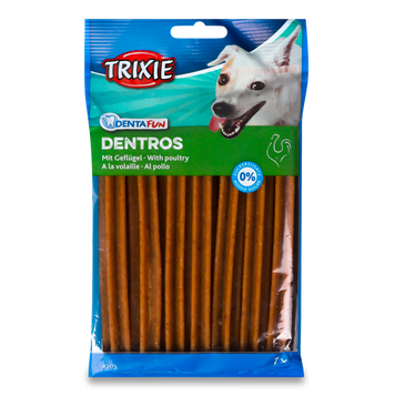 Ласощі Denta Fun Dentros для собак жувальніальні палички з м'ясом птахів 180 г 7шт Trixie 39/5619 фото