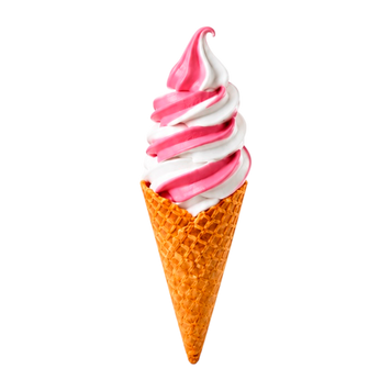 Soft Ice Cream ріжок пломбір та ягідне 100г КЛАС 34/10447 фото