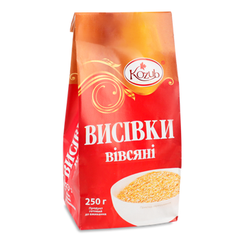Висівки вівсяні м/у 250г Козуб Продукт 9/21393 фото