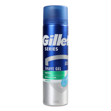 Гель для гоління Sensitive Skin 200мл GILLETTE 08/8711 фото