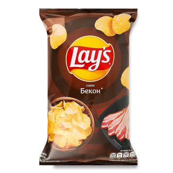 Чіпси картопл бекон м/у 60г Lay's 9/20430 фото