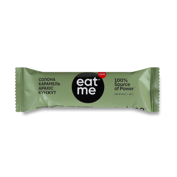 Батончик сол карам/арахіс/кунжут у чорн глаз м/у 40г Eat Me 1/19633 фото
