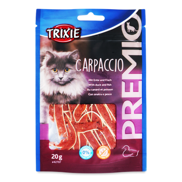 Ласощі Premio Carpaccio для котів з качкою та рибою 20 г Trixie 39/5621 фото