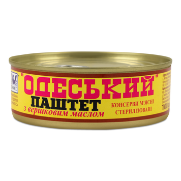 Паштет Одесертне ький з вершк/м з/б з/кл 100г ОНИСС 9/11021 фото