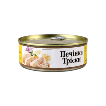 Печінка тріски нат з/б з/к 240г Amberfish 9/39840 фото