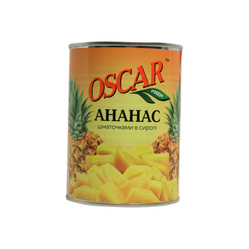 Ананас шмат з/б 580мл Oscar 9/01817 фото