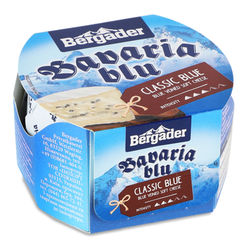 Сир Баварія Блю 70% к/уп 150г Bergader Німеччина 2/5817 фото