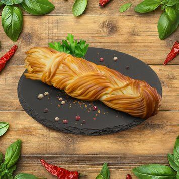 Сир &laquo;Сулугуні&raquo; 45% косичка копчена ТМ Козуб Продукт 8/5894 фото