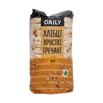 Хлібці гречані м/у 100г DAILY 9/28128 фото