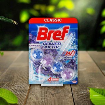 Блок гігієничний для унітазу Лаванда 50г BREF Сила Актив 07/18318 фото
