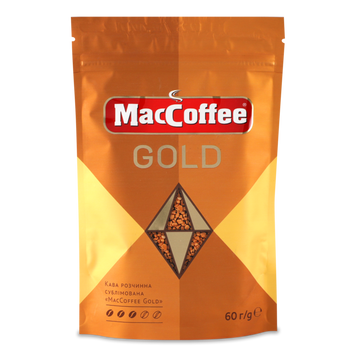 Кава розчинна Gold м/у 60г MacCoffee 7/11048 фото
