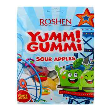 Цук-ки Yummi Gummi Apple желейні м/у 165г Рошен 1/15624 фото