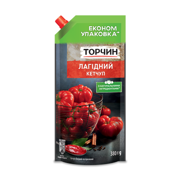 Кетчуп Лагідний д/п 380г Торчин 9/27359 фото