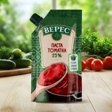 Паста томатна 25% д/п 130г Верес 9/41520 фото