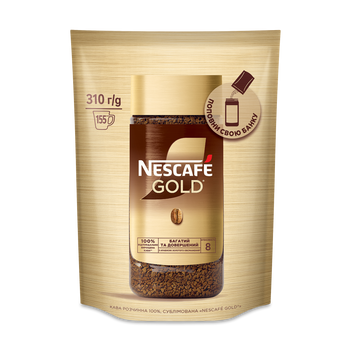 Кава розчинна Gold э/пак 310г Nescafe 7/12507 фото
