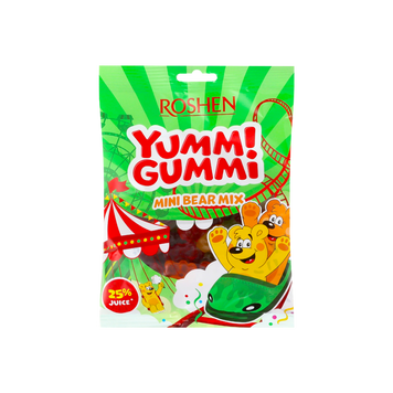 Цук-ки Yummi Gummi Mini Bear Mix желейні м/у 165г Рошен 1/15625 фото