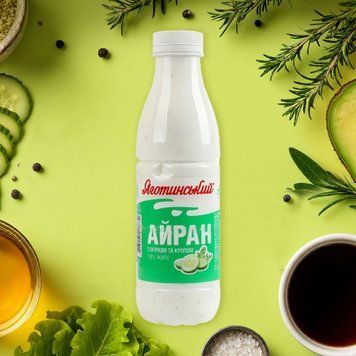 Айран Яготинське з кропом та огірком 1,8% 450 г 2/10382 фото