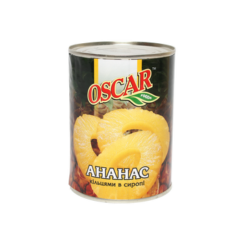 Ананас кільця з/б 580мл Oscar 9/01821 фото