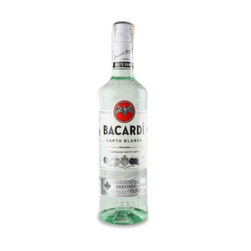 Ром BACARDI Carta Blanca 40% 0,5л 0/52 фото