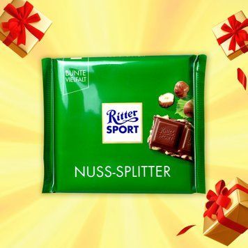 Шоколад молочний Ritter Sport &laquo;Лісовий горіх&raquo;, 100 г 1/12245 фото