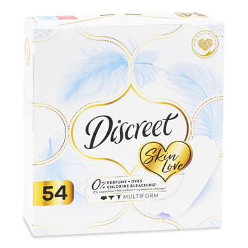 Прокладки щоденні Skin Love 54шт Discreet 06/969 фото