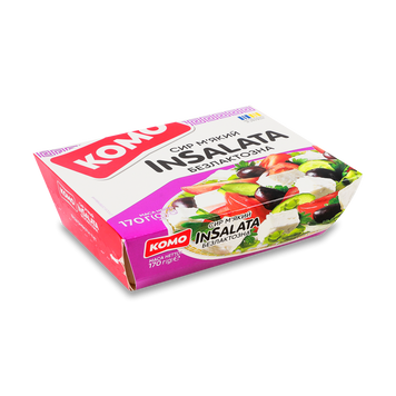 Сир безлактозний Insalata 50% КОМО, 170 г 2/9683 фото