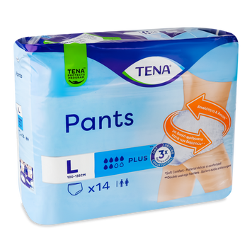 Підгузники труси для дорослих Pants Plus L 14шт Tena 06/1033 фото