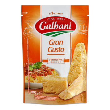 Cир Гран Густо 35% тертий д/п 100г Galbani Польща 2/5834 фото
