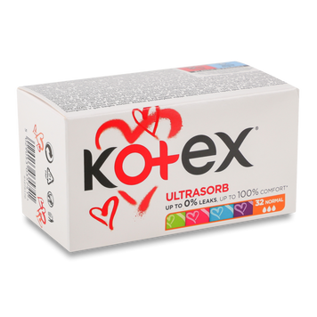 Тампони гігієничні Нормал 32шт KOTEX 06/540 фото