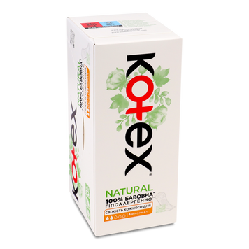 Прокладки щоденні Натурал Нормал 40шт KOTEX 06/814 фото