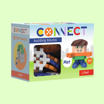 Конструктор Connect 35деталей ігрова фігурка Mat Trefl 26/27766 фото