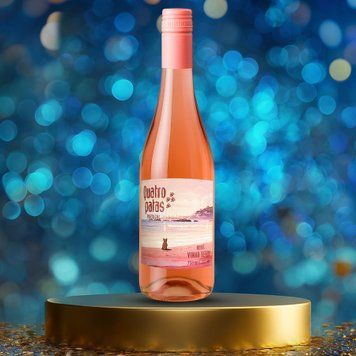 Вино рожеве напівсухе Quatro Patas Vinho Verde 0,75 л Португалія 4/24329 фото