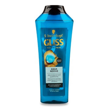 Шампунь Aqua revive для сухого та нормального волосся 400мл GLISS KUR 07/26030 фото