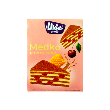 Торт Медко з вишнею Ukie Sweets 300г 1/35272 фото