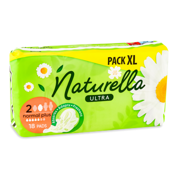 Прокладки гігієничні Ultra Normal Plus 18шт NATURELLA 06/971 фото