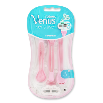 Станок однораз жін Venus Sensitive 3шт GILLETTE 08/35299 фото