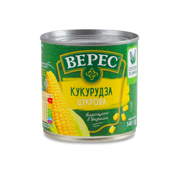Кукурудза цукрова 340 г Верес 9/7265 фото