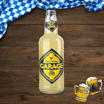 Пиво Garage Hard Lemon св спец пастер ск 0,44л 4/13342 фото