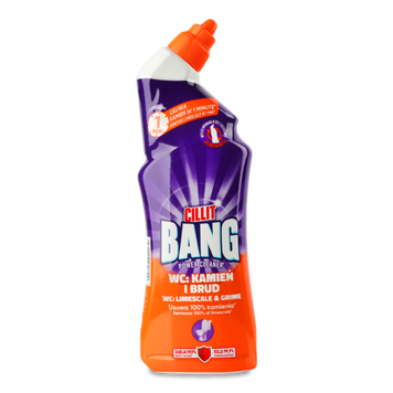 Засіб для чищення туалету Citrus 750мл CILLIT BANG 07/17228 фото