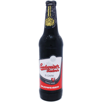 Пиво Чехія BUDWEISER темне ск 0,5л 4/9848 фото