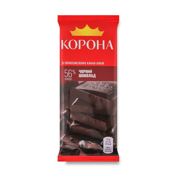 Шоколад чорний 85г Корона 1/13793 фото