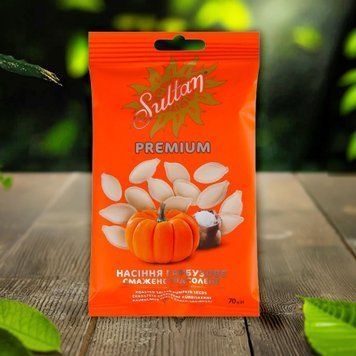 Насіння гарбуз смаж сол м/у 70г Sultan 9/38292 фото