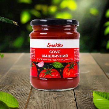 Соус &laquo;Шашличний&raquo; з чорним перцем і часником 460 г Smakko 9/41720 фото