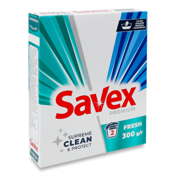 Порошок пральний руч Parfum lock 2в1 fresh 300г Savex 07/25859 фото