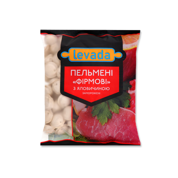Пельмені Фірмові з телятиною 800г Левада 3/6264 фото