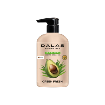 Крем-гель для душу Dalas Green Fresh, 550 мл 07/28595 фото