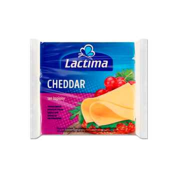 Сир пл тостовий Чеддер 36,2% в/уп 130г Lactima Польща 2/4358 фото